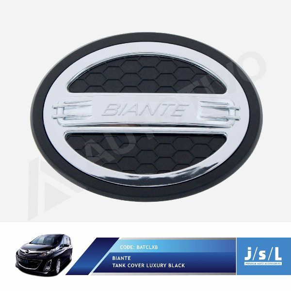 Aksesoris Tambahan Mazda Biante Cover Tutup Tangki Bensin Tank Cover Luxury Black