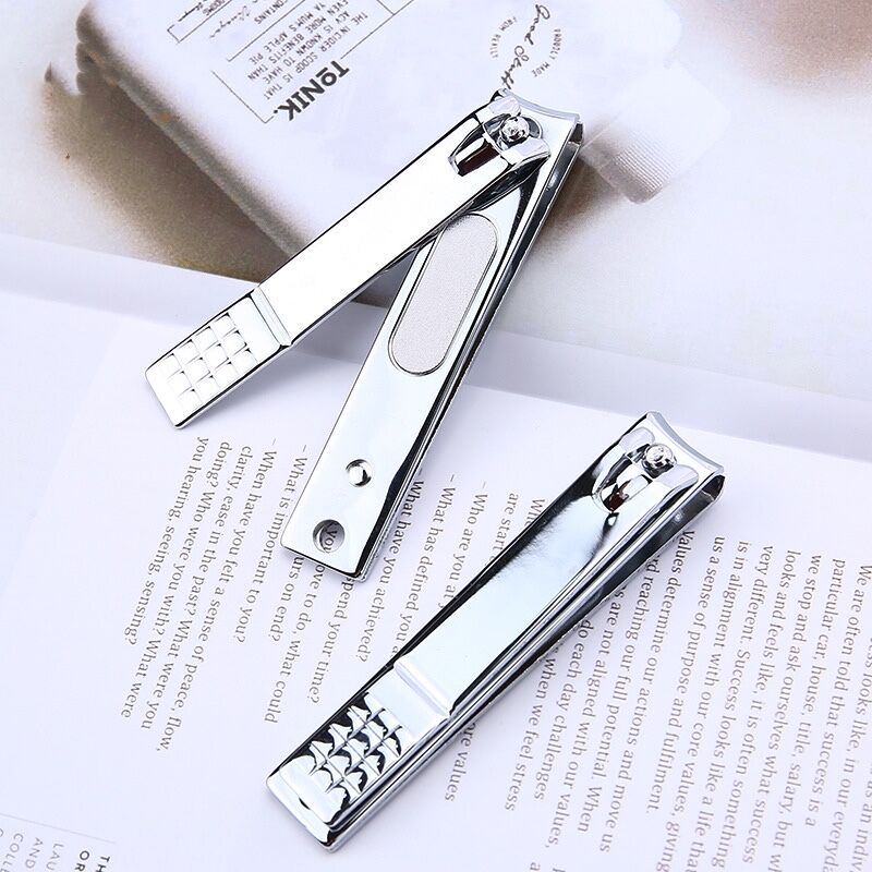 1pc Gunting Kuku Bahan Stainless Steel Untuk Manicure / Pedicure