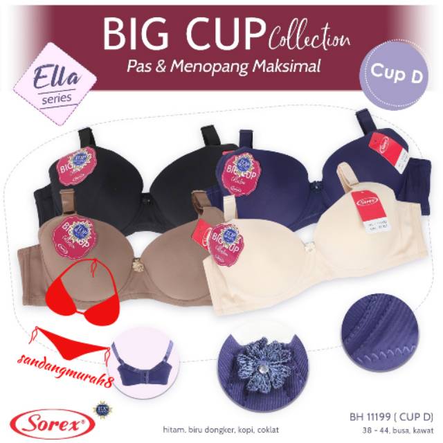 Bra Bh sorex kawat 11199 Cup D