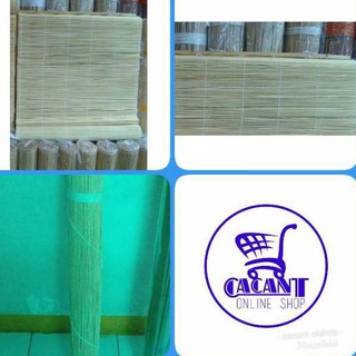 KODE 545 Bayar DiTempat COD Tirai  Bambu  Putih 1x2 M 