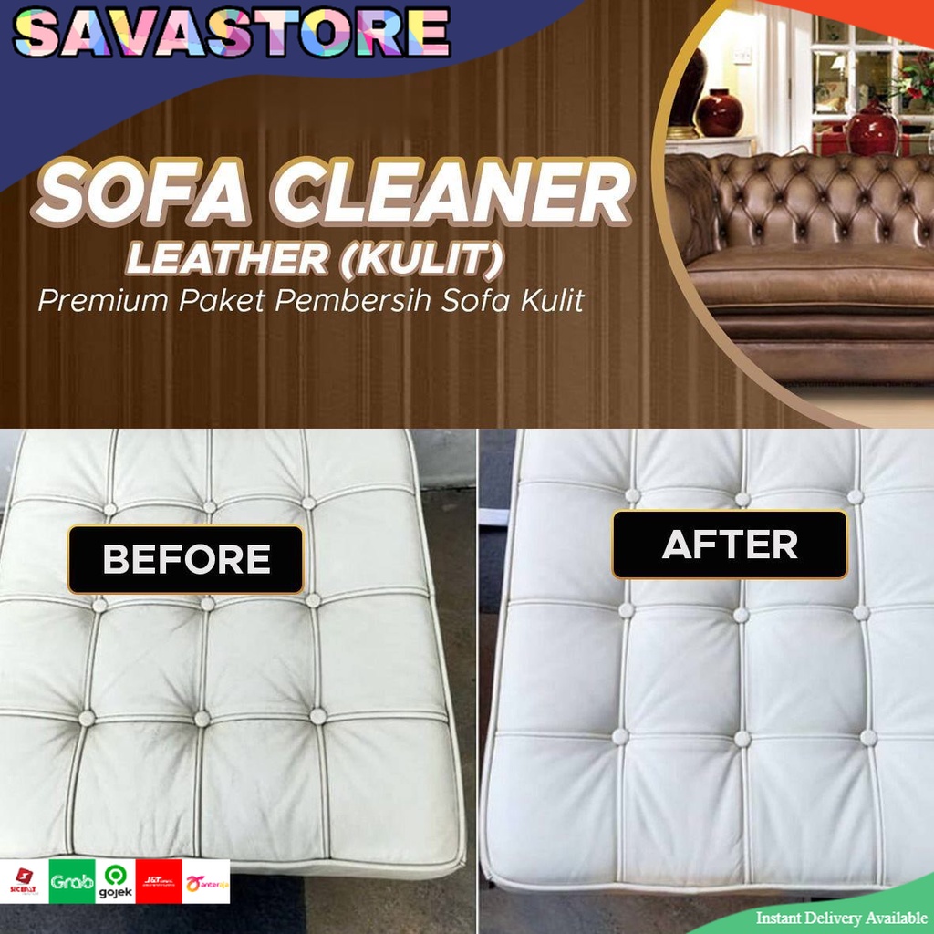 SPRAY PEMBERSIH AMPUH SOFA KULIT - SOFA LEATHER CLEANER PACK PREMIUM WATERLESS - Daily Sofa Cleaner Premium Spray Pembersih Sofa