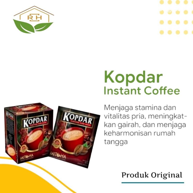 

Kopi Kopdar isi 5 minuman serbuk kopi dan krimer