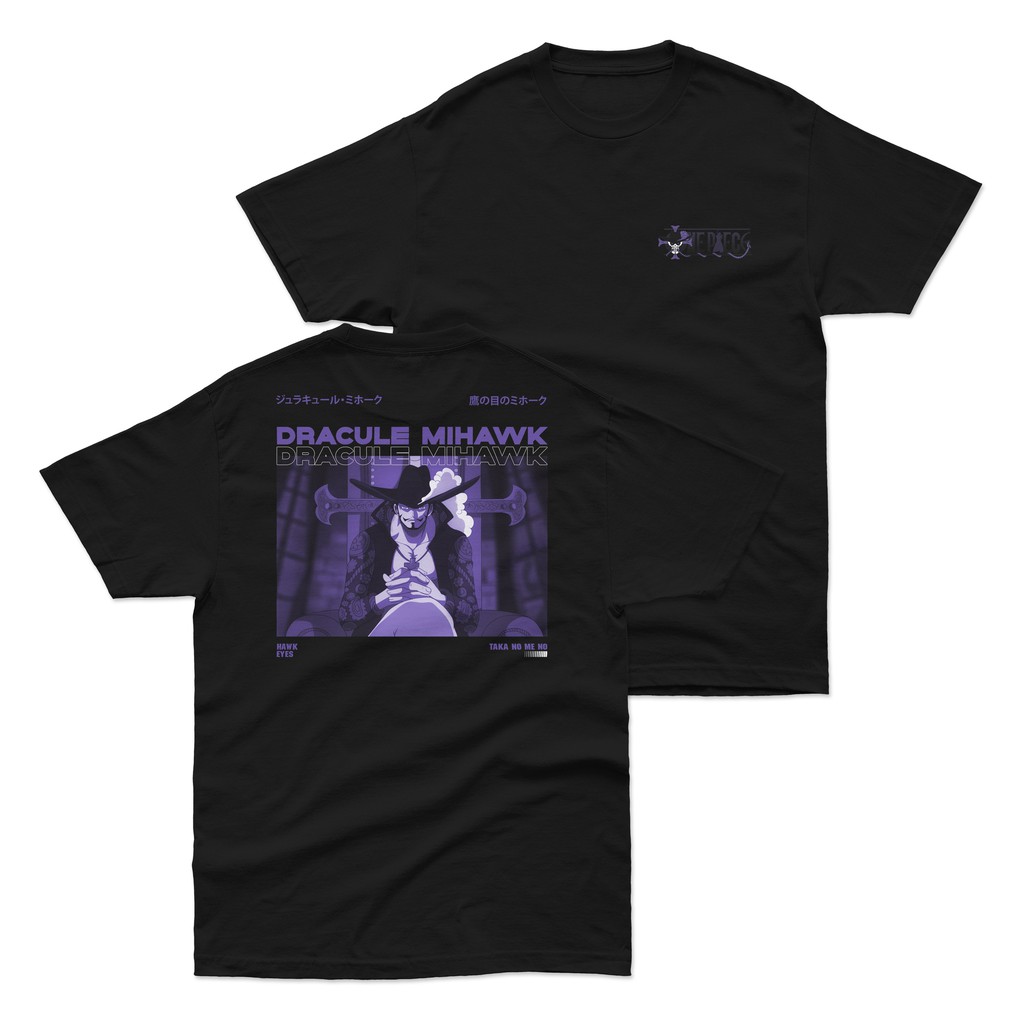 Kaos Anime One Piece Mihawk