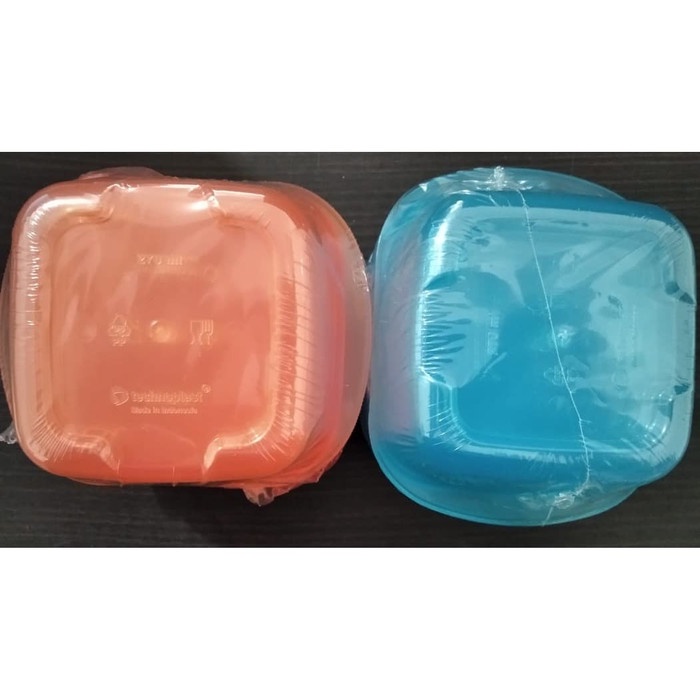 display-food- azumi food container/kotak makan/kotak plastik/wadah freezer - biru -food-display.