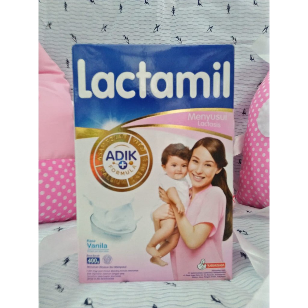 Lactamil Lactasis  ( Menyusui ) Vanila  400 gr - HTA SUSU / PAMPERS / DIAPERS