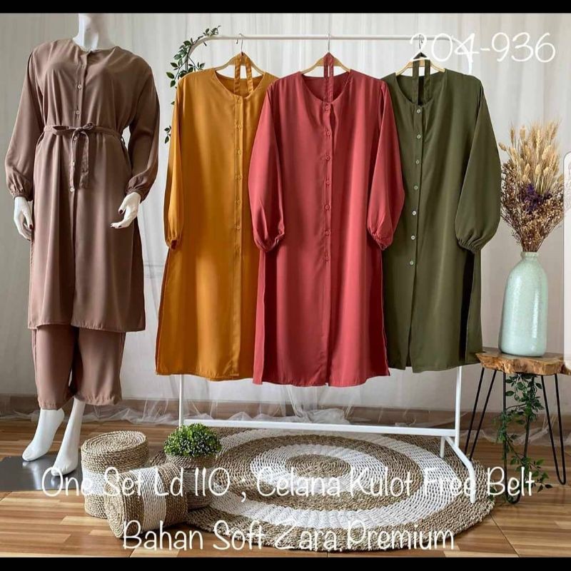 savannah long tunik set