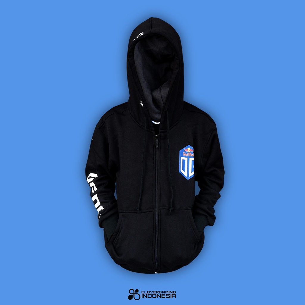 Hoodie OG Red Bull Black - Premium Gaming Esports Apparel