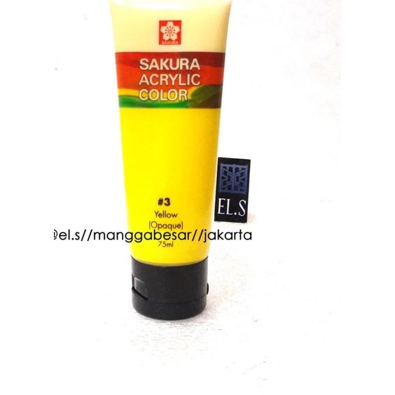 

Sakura Acrylic Paint Yellow ( Cat Acrylic )