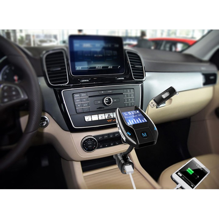 Bluetooth Car Radio Transmitter FM35S Qualcomm QC 3.0 Hands-Free