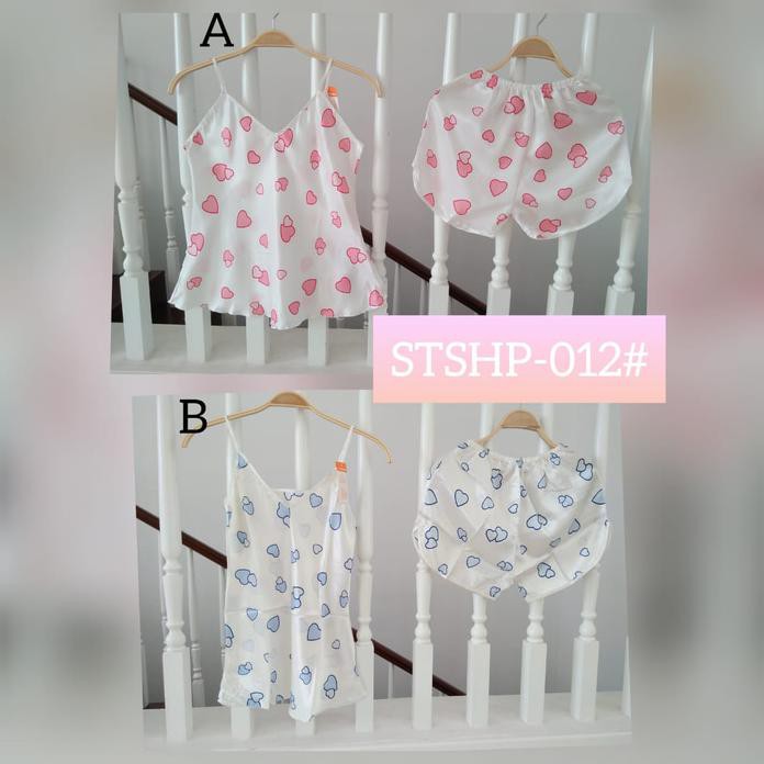 Baju Tidur Wanita/Piyama Wanita/Sleepwear/Satin/Yukensi Hotpant Satin