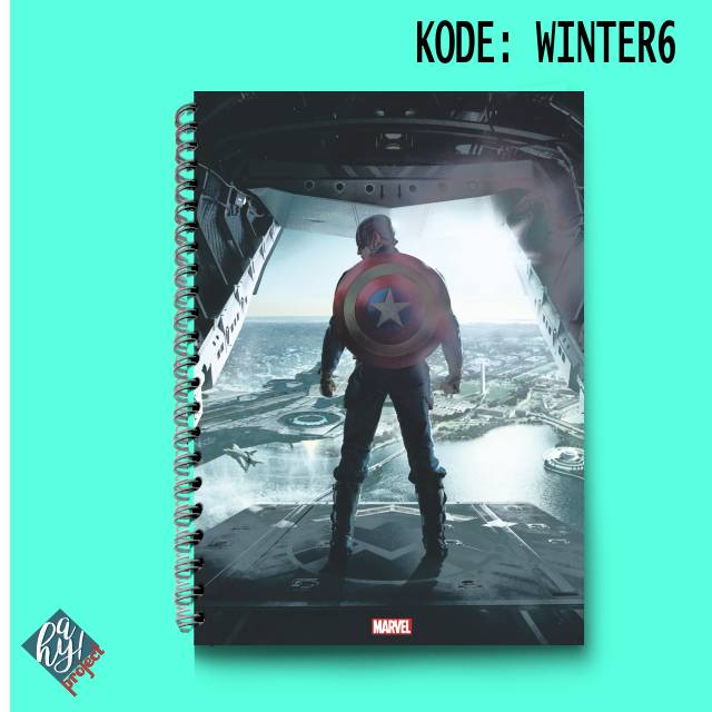 

Captain America Winter Soldier | Buku Catatan Captain America Winter Soldier | Winter Soldier