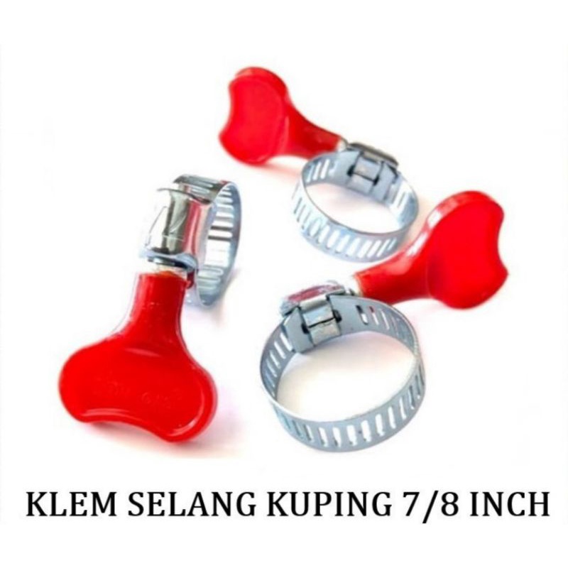 Klem Ring Selang Gas 7/8 inch Klem Kuping Winn Gas 7