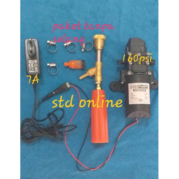 NEW mesin cuci motor mobil high pressure 12v steam listrik portable