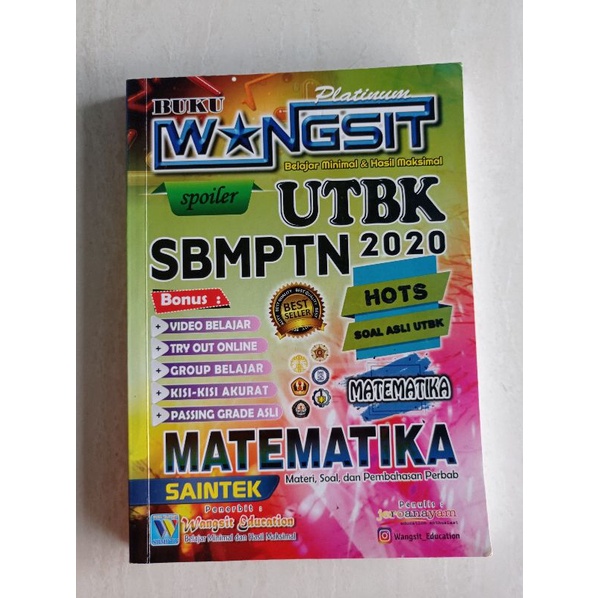 

PRELOVED BUKU WANGSIT MATEMATIKA ORI