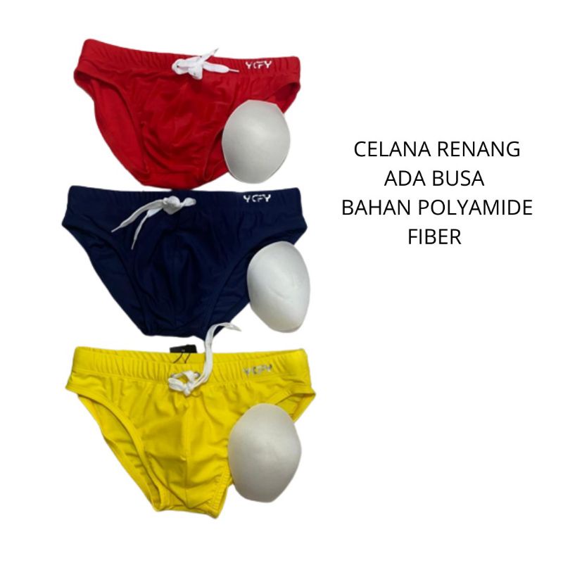 Celana Renang/Dalam Sempak YCFY Pria Sexy ada busa pembesar