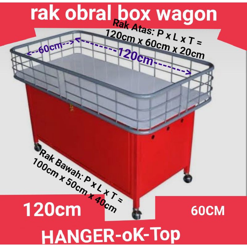 rak wagon obral / box keranjang obral