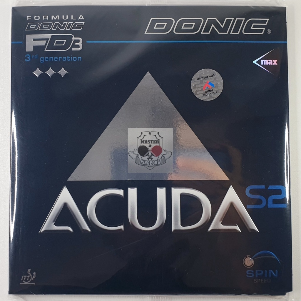Donic Acuda S2 - Karet Bet Tenis Meja Donic High Spin Rubber