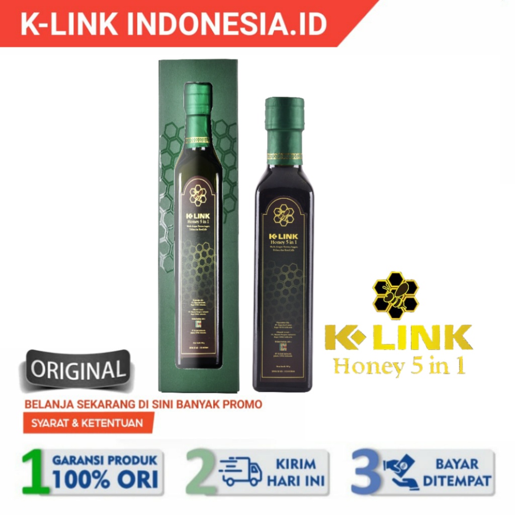 

K-Honey 5in 1 madu plus ekstrak buah k link original