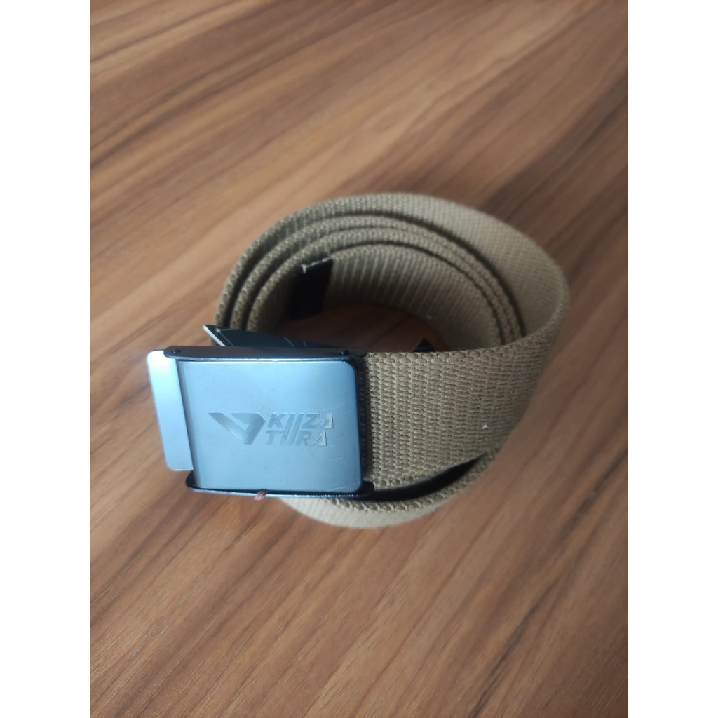 Ikat Pinggang Sabuk Gesper Pria Cowok Casual Belt Distro Kuzatura NC KMT 165 166 Original