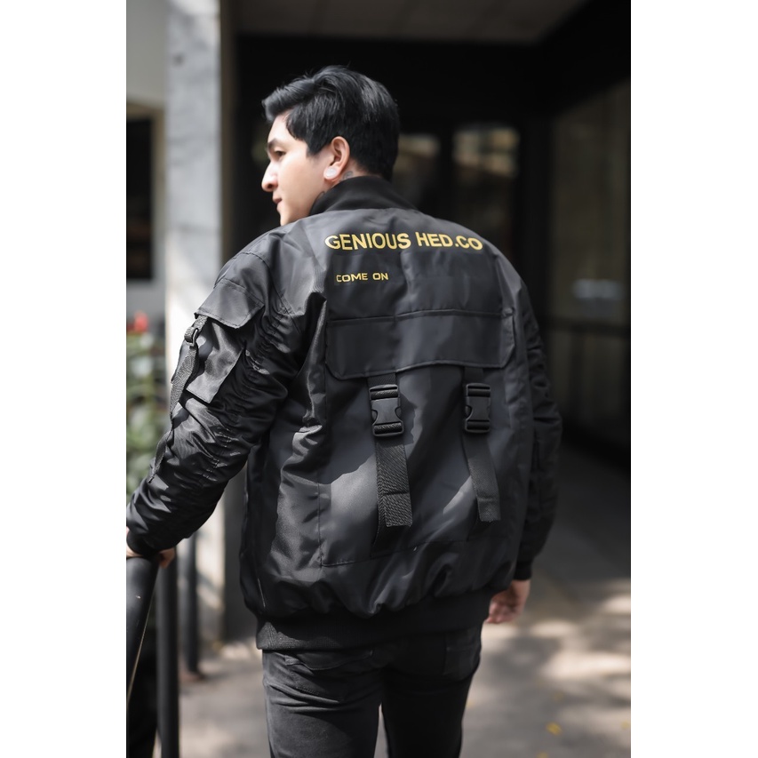Jaket Pria Bomber  Original Genioushed - Jaket Pria Distro - Jaket Motor