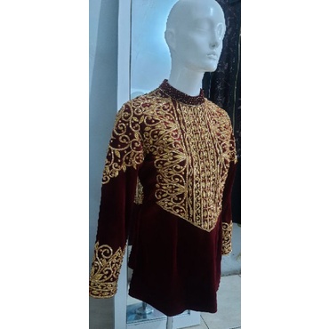 baju pengantin adat aceh satu set