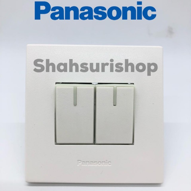 SAKLAR PANASONIC WHITE STYLE SAKLAR SERI SAKLAR ISI 2 ECO B