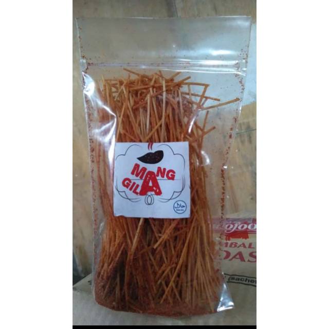 

100 gr Mie Lidi MangGila, camilan enak, murah, fresh, tidak stok² asli homemade, sedia berbagai rasa