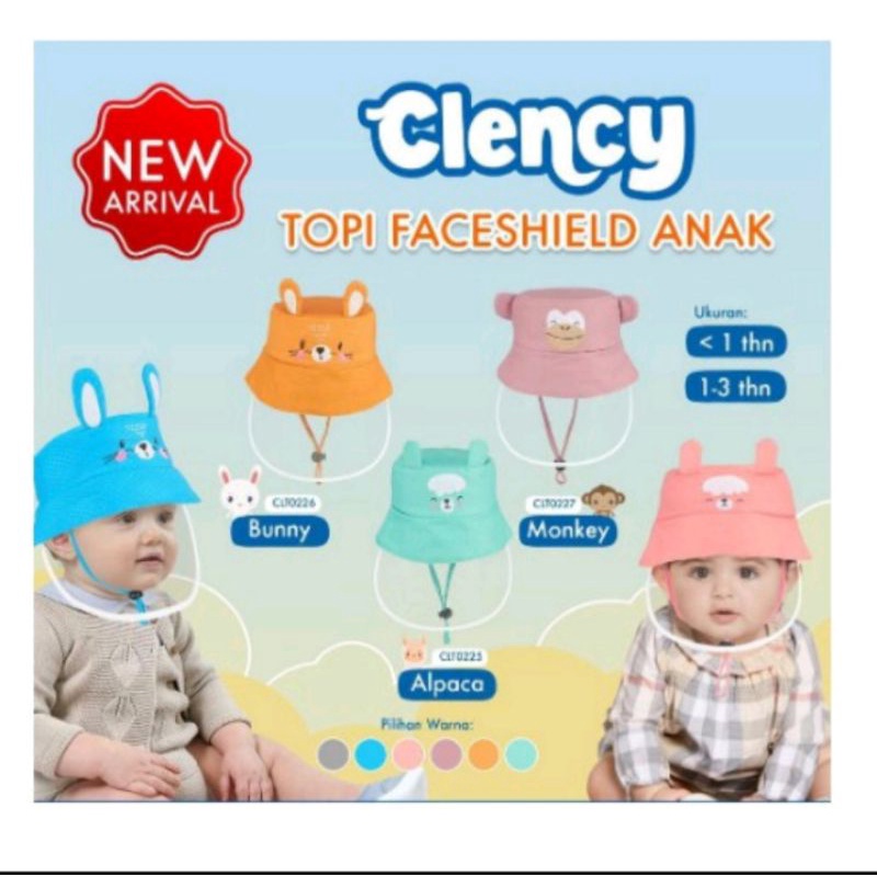 Clency Topi Shield Anak Lucu