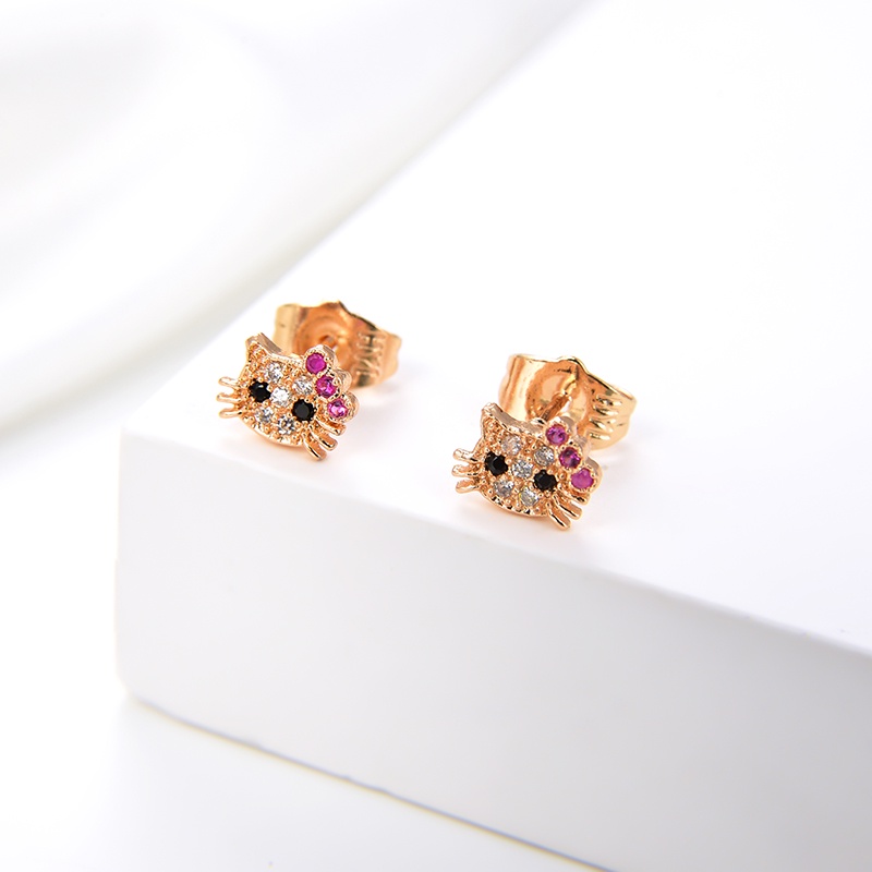 anting titanium wanita emas muda anti karat dewasa tusuk korea asli panjang dan luntur korea style selamanya dewasa 45-53e