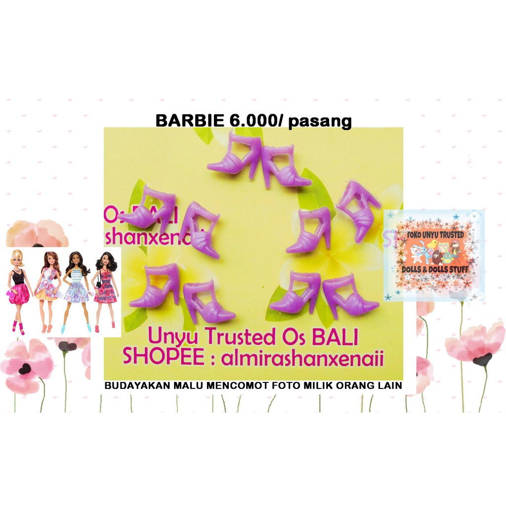 (S.E.P.A.T.U) Boneka Barbie/ Barbie/ Barbie Doll/ My Scene/ Disney Princess - UNGU E43