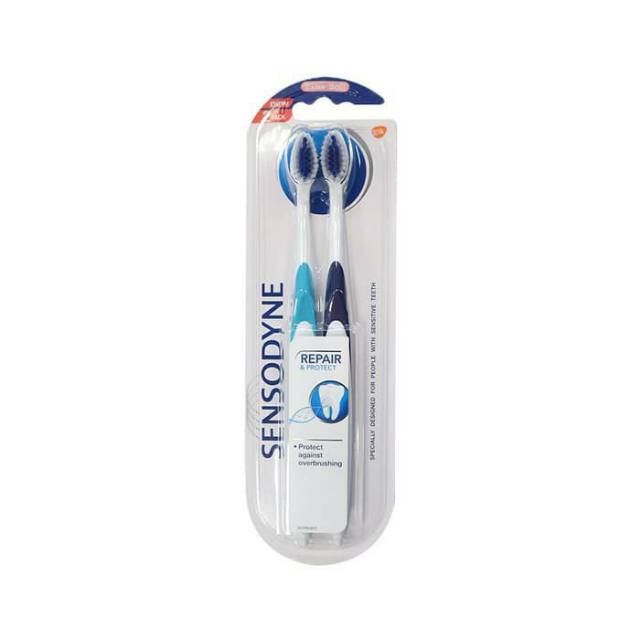 Sikat gigi sensodyne repair &amp; protect ortho extra soft