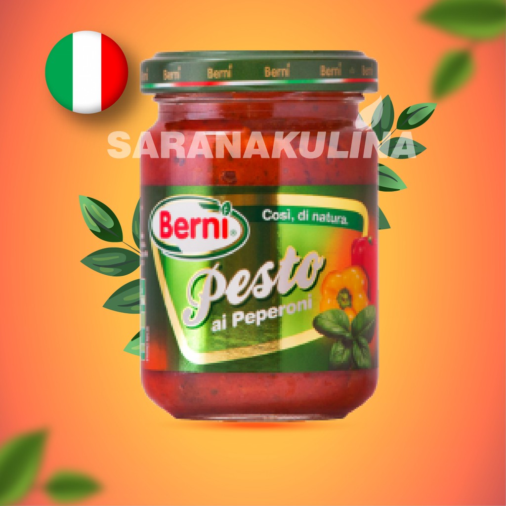 

Pesto Pepperoni Sauce (Berni) 195gr