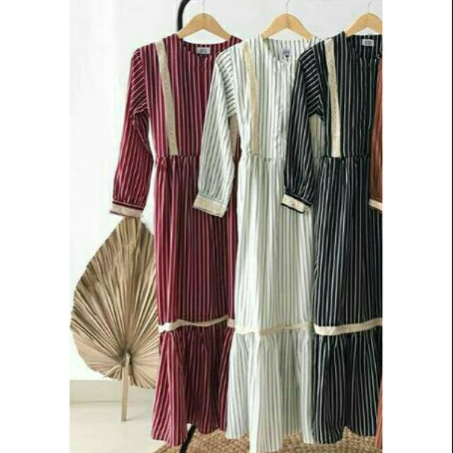 ARUMI DRESS / DRESS RENDA SALUR / MAXY SALUR RENDA//DRESS WANITA