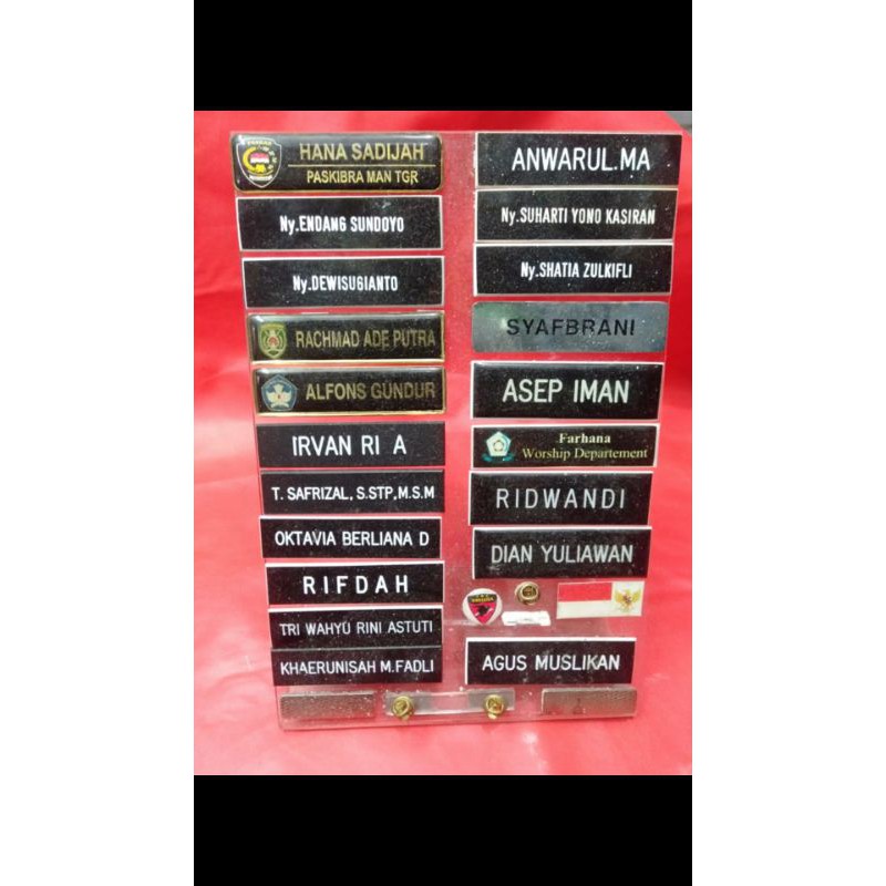 

papan nama