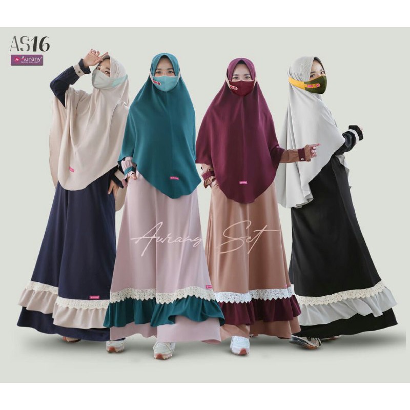 GAMIS AURANY AS 16/ GAMIS AURANY TANPA HIJAB / GAMIS AURANY DEWASA