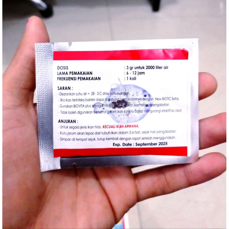 OBAT IKAN ANTI KUTU PARASIT FISH LOVER PEMBASMI KUTU 3gr