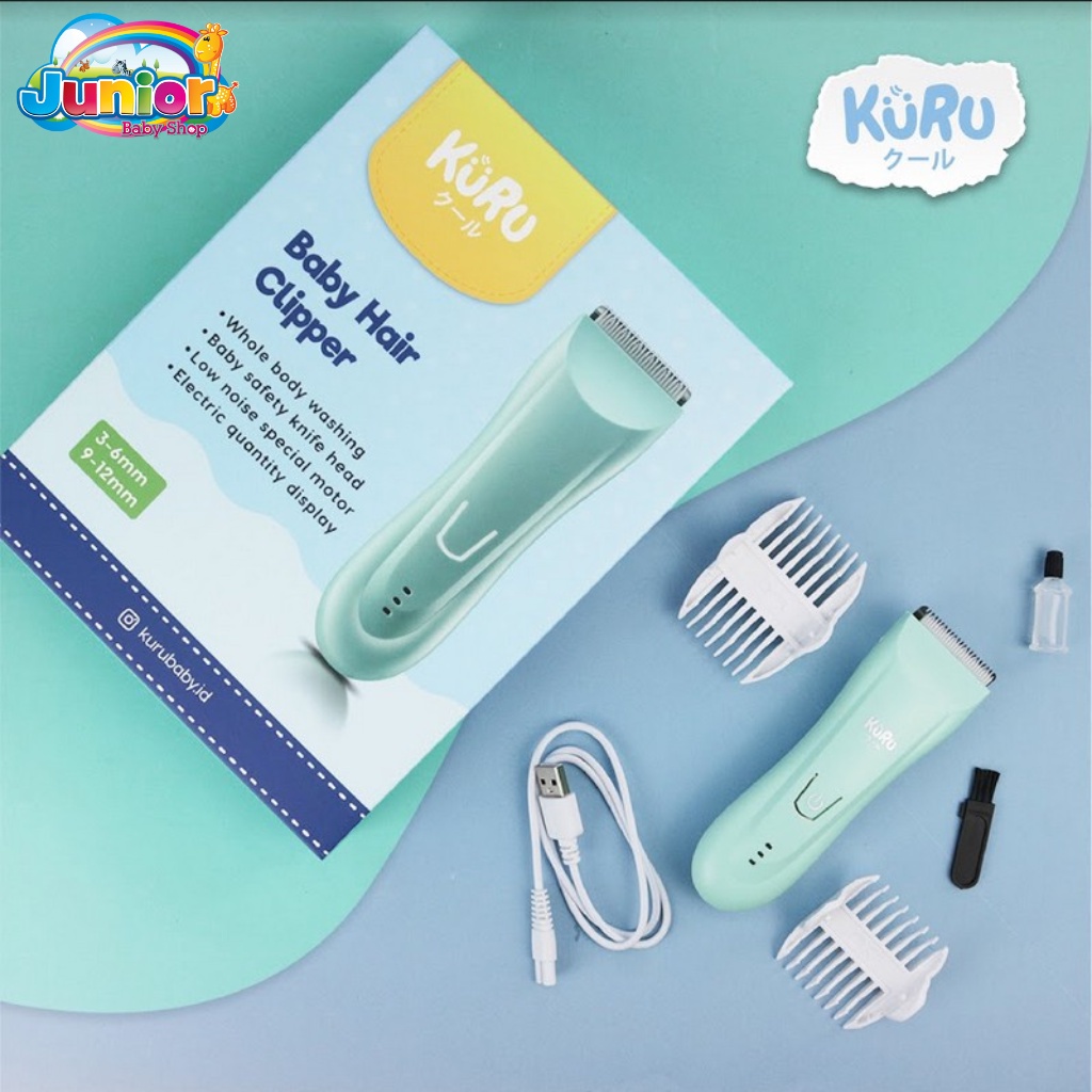 KURU Electric Baby Hair Clipper - Alat Cukur Rambut Bayi Elektrik