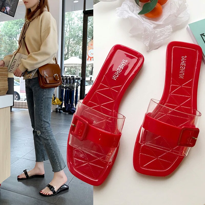 Sepatudari Karin Sandal wanita sol karet anti licin KR SDF037