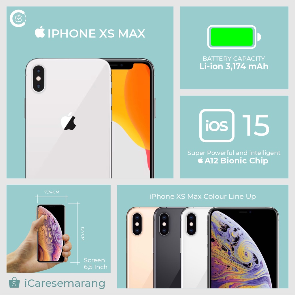 iphone xsmax 64GB second original fullset