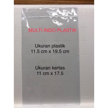 

ACSF Plastik id card - plastik tanda pengenal - plastik panitia 11.5x19.5 TEBAL [zt -87]