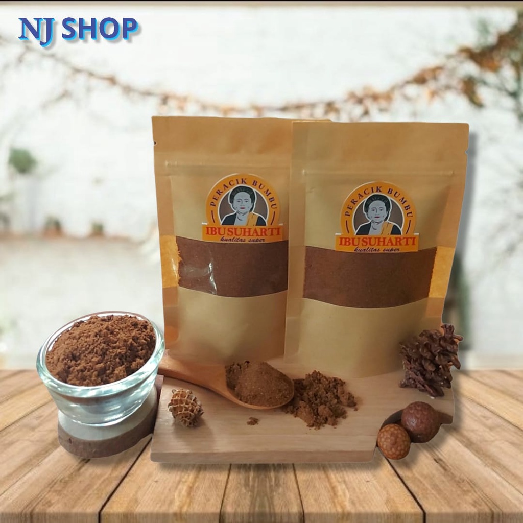 

[Bumbu Masak] - IBU SUHARTI - Rempah Bumbu Rendang Special Asli Minang Rendang Powder Kualitas Premium