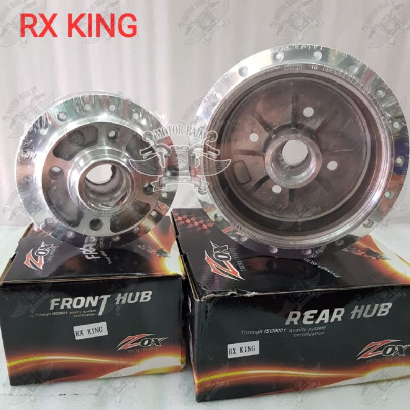 Tromol hub set rx king depan belakang zox racing