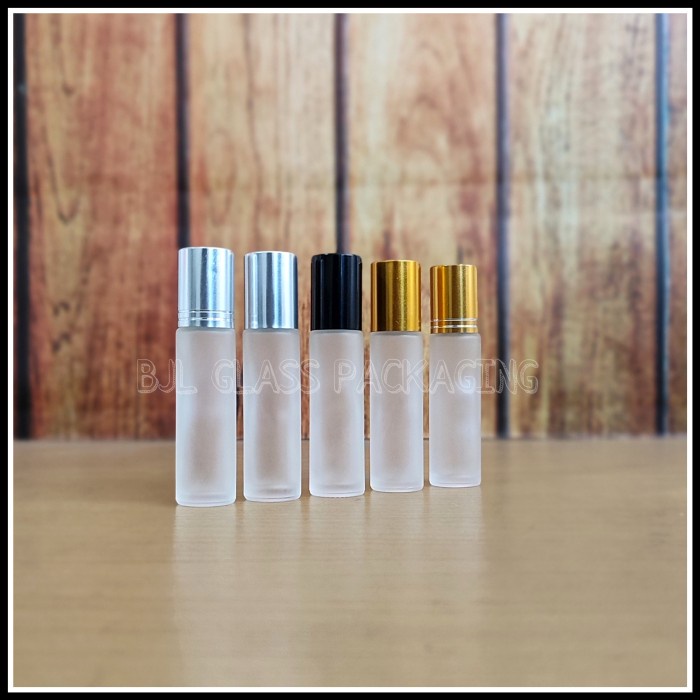 botol roll on 10ml kaca frosted / botol roll on essential oil 10ml