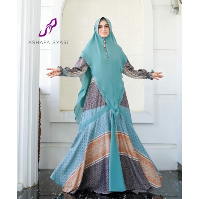 Ready Siap kirim Almeera syari Original ashafa syari