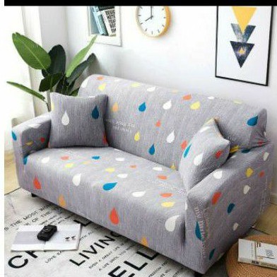 COVER SOFA SEATER sarung sofa elastis stretch elastic - TETES AIR good  god