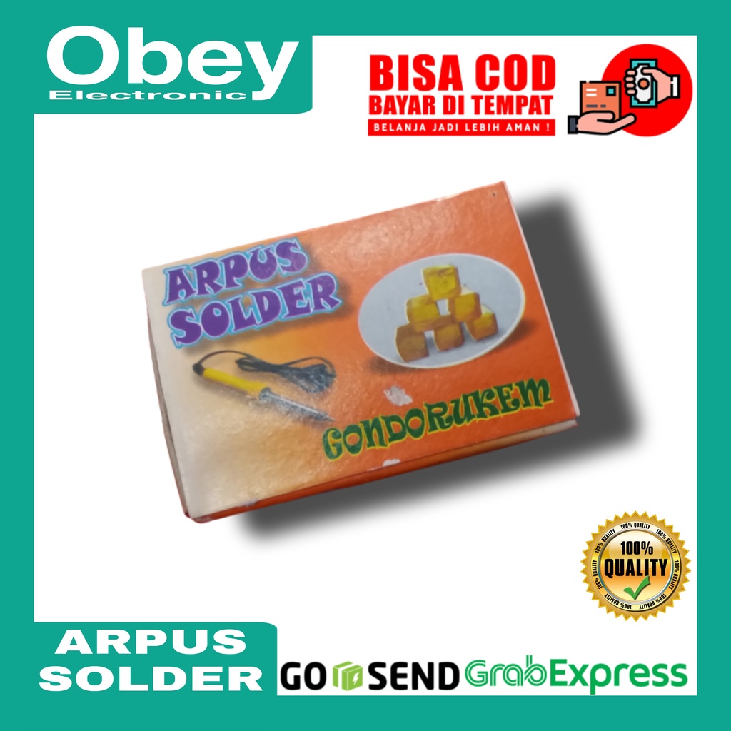 Arpus solder / Gondorukem / siongkak / pasta solder padat