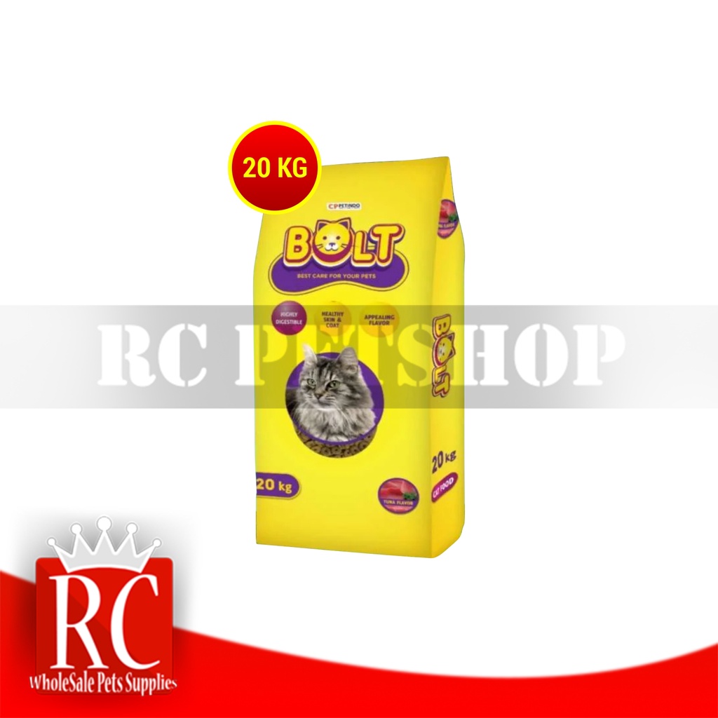 Makanan Kucing / Cat Food Bolt Donat - Ikan 20 Kg