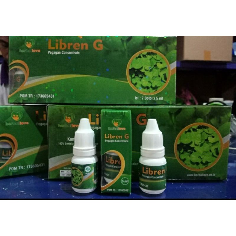 Promo LIBREN G ekstrak pegagan untuk nutrisi atau vitamin otak meningkatkan daya ingat