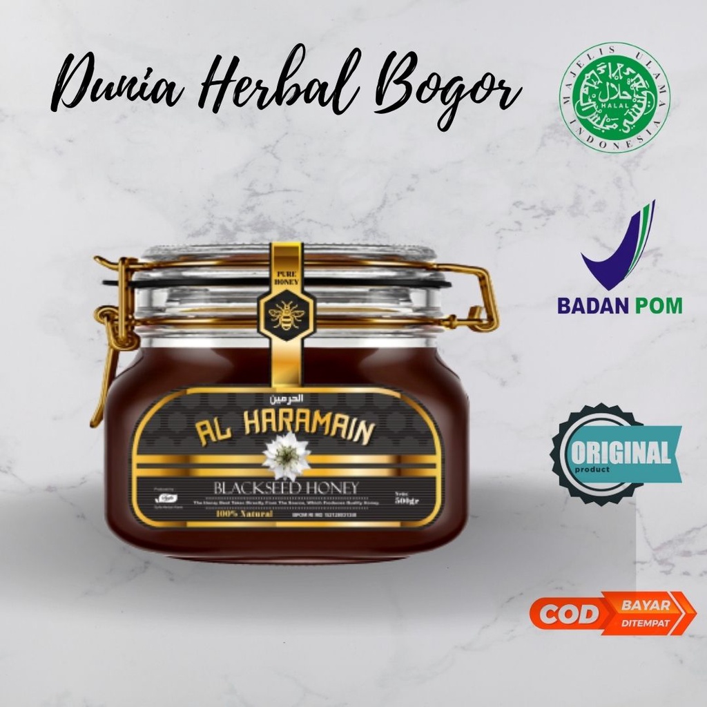 

Madu Al Haramain 500gr Black Seed Honey | Madu Bunga Habbatussauda | Madu Arab