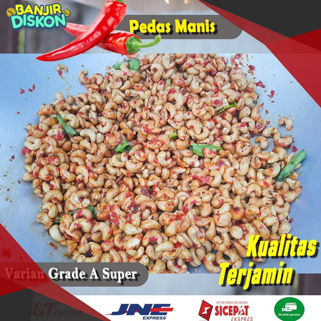 

MURAH MERIAH 5grm Spesial Pedas Manis Kacang Mete Mede Grade A Original Wonogiri